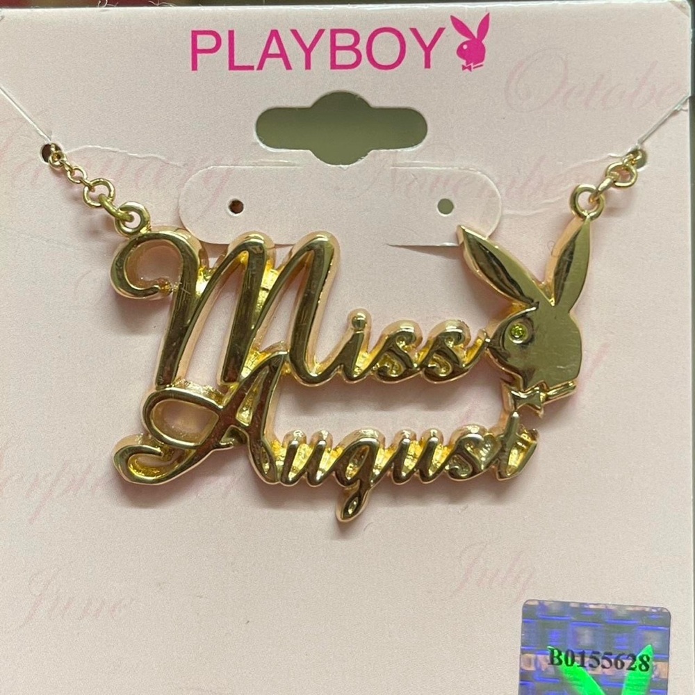 Y2K Playboy Miss August Necklace